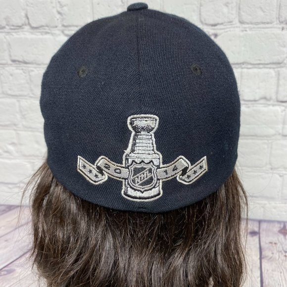 Zephyr LA Kings 2014 Stanley Cup Champions Hat Cap Stretch Fit Size M/L Black - Picture 3 of 10